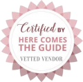 Certified By Here Comes The Guide Vetted Vendor